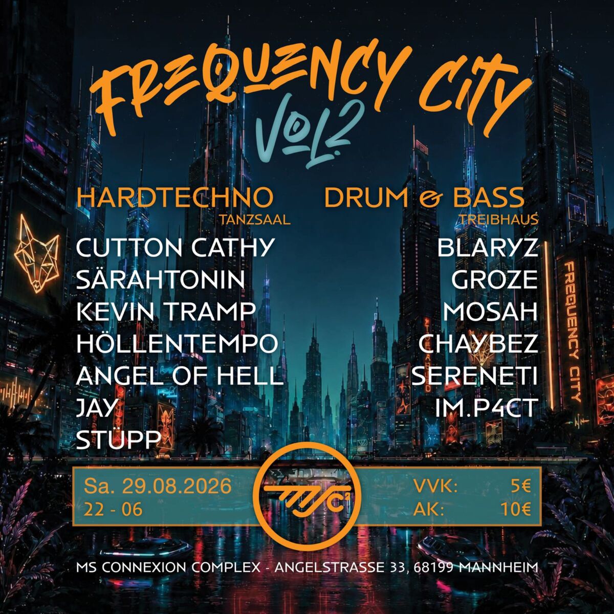 FREQUENCY CITY • Vol. 2 – MS Connexion Complex, 29.08.2026
