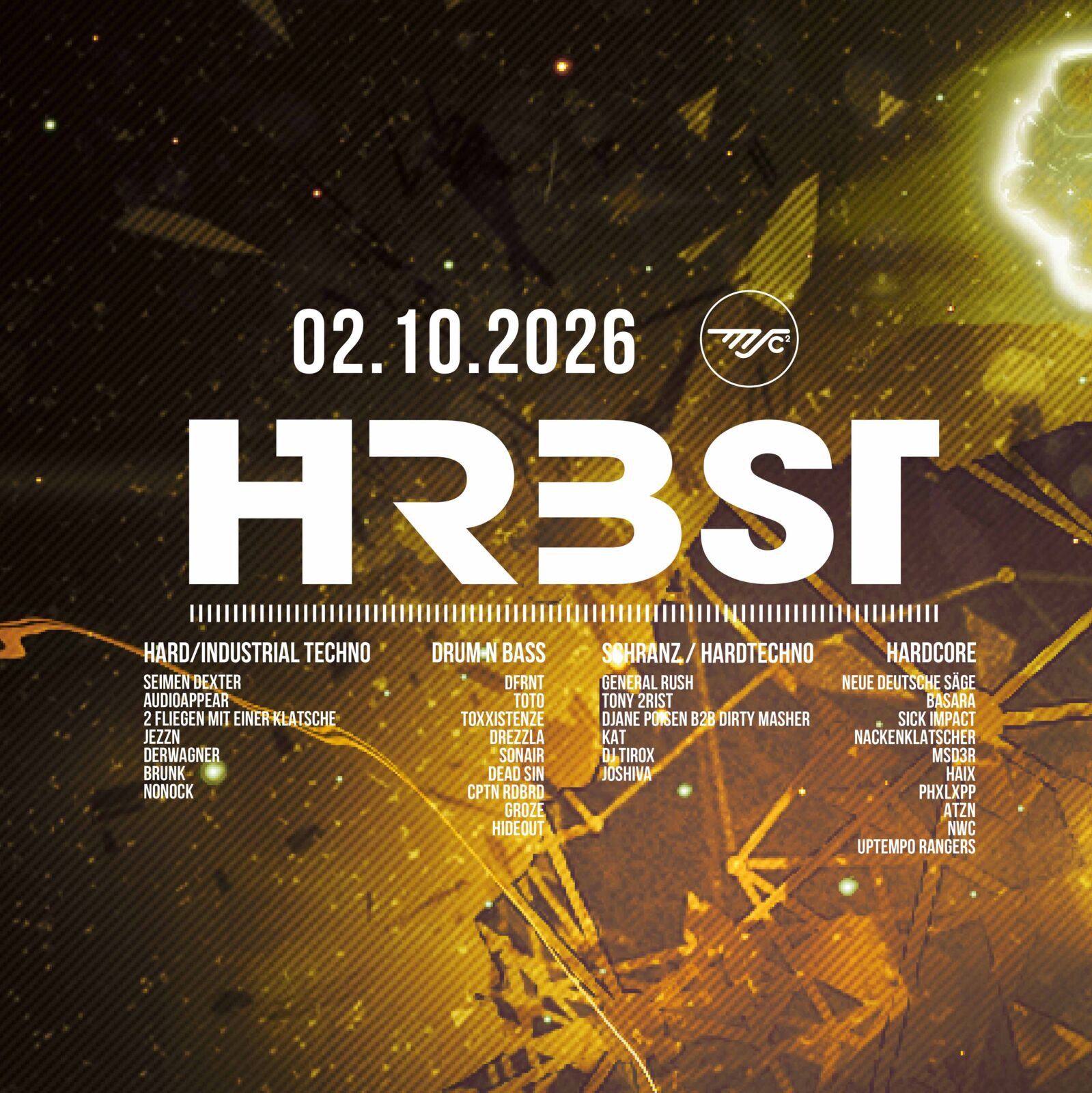 HRBST • Hard in den Herbst 2026 – MS Connexion Complex, 02.10.2026