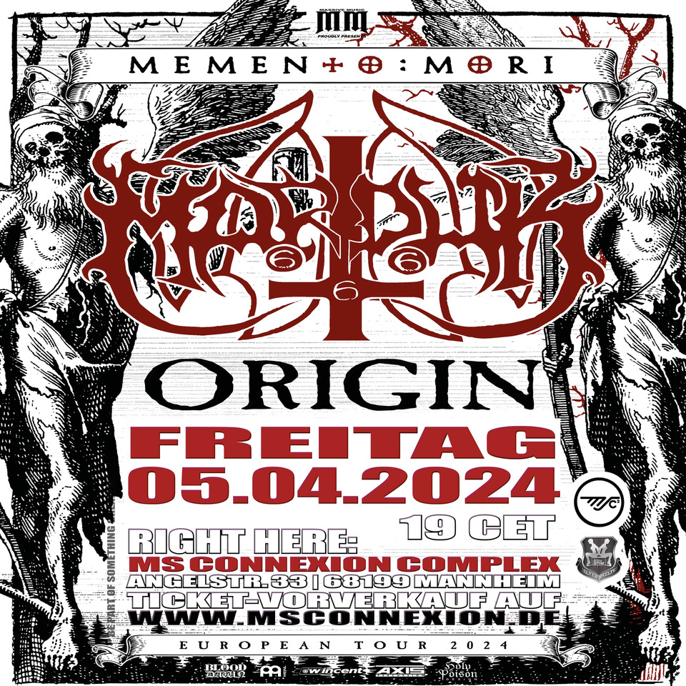 Marduk - Memento Mori Tour - MS Connexion Complex Mannheim